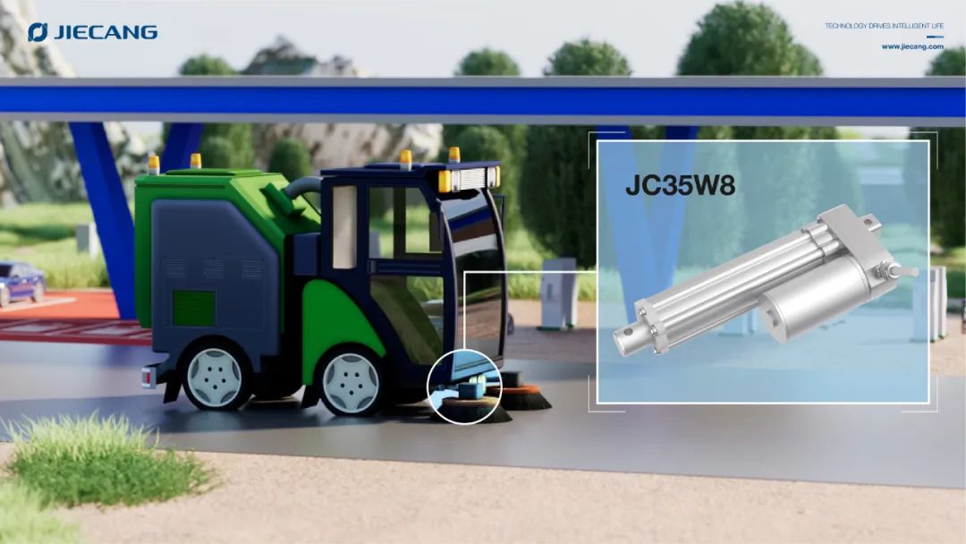 linear actuators in linear actuators application in sanitation vehicles