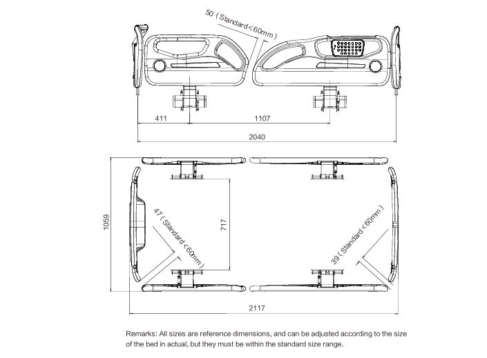 Step 3 consists of assembling the bed frame components together securely.