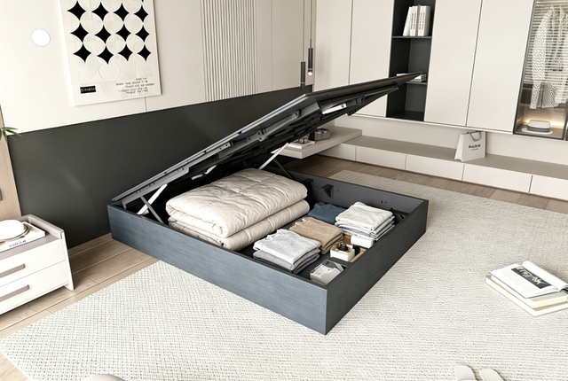 Dreamotion Smart Adjustable Bed Frame with Extra-large Storage Design Remote Control System
